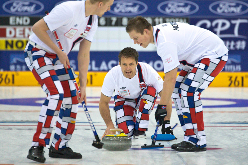 Illustration for article titled Thomas Ulsrud's Norwegian Team Is Disbanding After 12 Years Of Curling, 10 Years Of Outrageous Pants